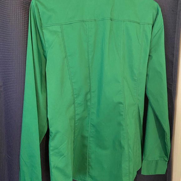 Green NY&Co 7th Ave Design Studio Button Down - Picture 4 of 6